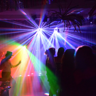 Aufgebaute Lichtanlage Dj Markus Schuh Augsburg 3